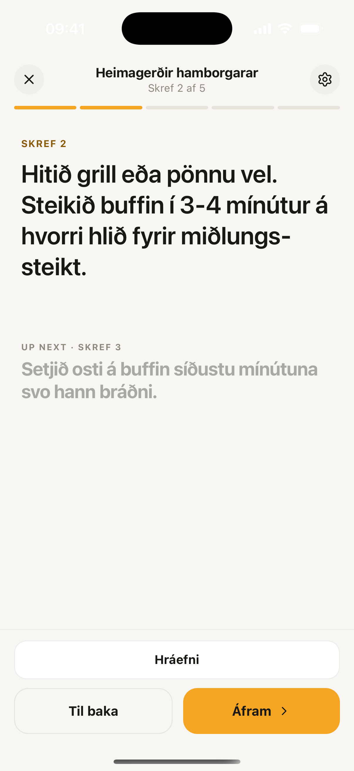 Eldunarskref