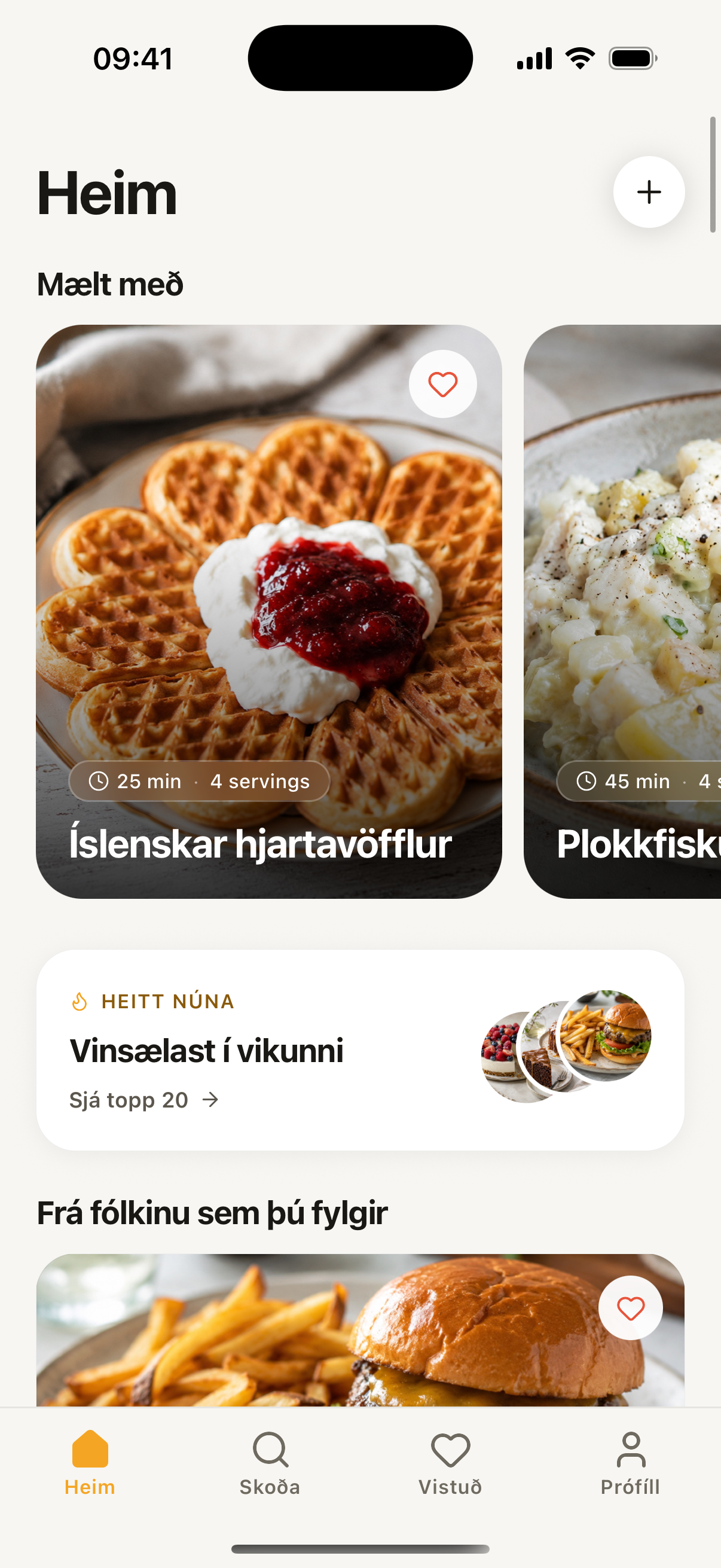 Heimaskjár Eldur-appsins